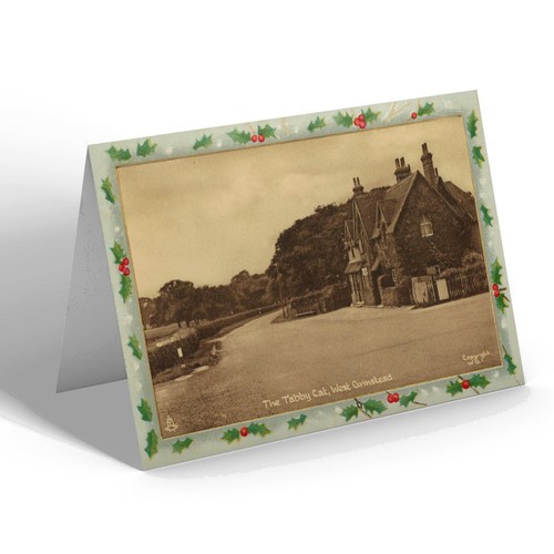 Xmas notelet vintage sussex - notelet,