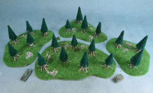 Model conifers 4 - on,