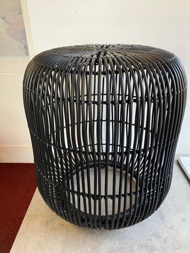 Black barrel shaped metal and - metal,