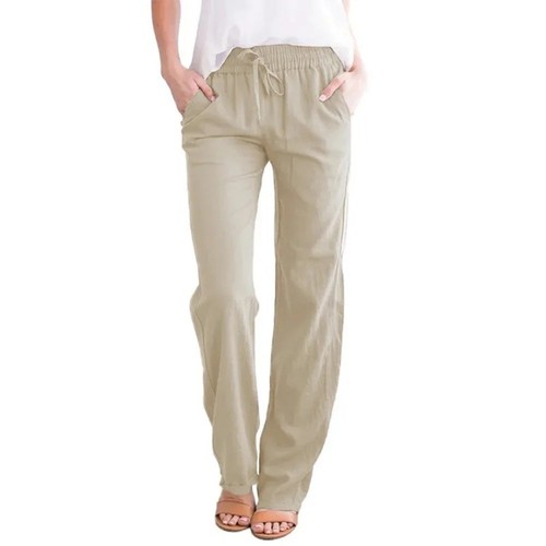 Women cotton linen - cotton, trousers