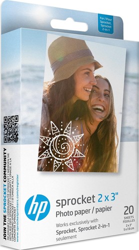 Sprocket 2x3 premium zink - hp, 2x3"