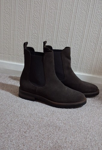 Dune brown suede chelsea - , boots