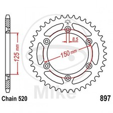 Black Z48 520 Crown D.Int. 125