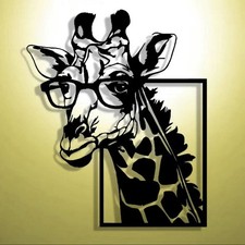 Giraffe Metal Wall Art
