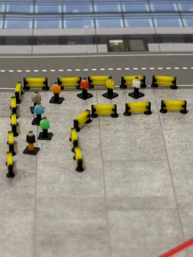 400 scale airport model - 1:400,