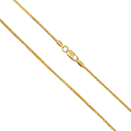 22ct yellow gold spiga chain - 22ct,
