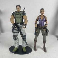 Resident Evil 5 Chris Redfield & Sheva Alomar 7" Action Figures Neca skuT1