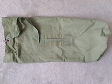 UK Military RAF Green Kit Bag Duffle Canvas Sausage Stuff Sack Holdall - 1984