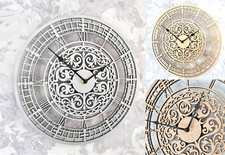 Silver Gold Oak Wooden Wall