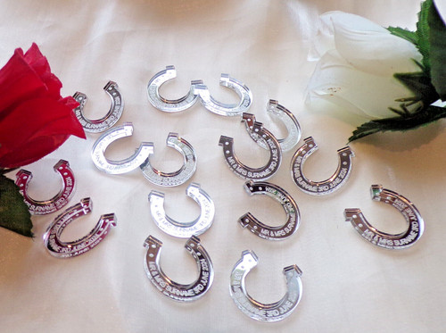 Personalised horseshoe wedding - personalised,