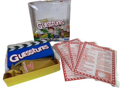 Guesstures charades game - guesstures,