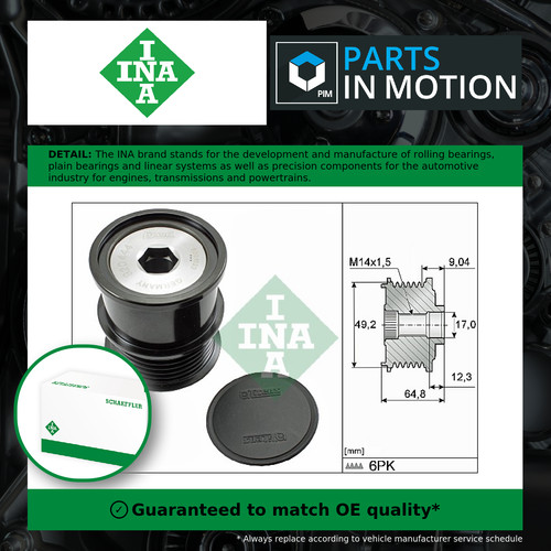 Overrunning alternator pulley - overrunning,