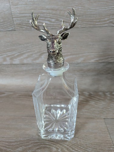 Stag deer animal glass drinks - glass,