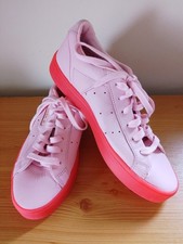 Adidas sleek size 6 pink with