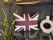 Vintage Union Jack cushion is