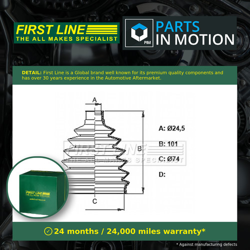 Joint boot fits renault - cv,