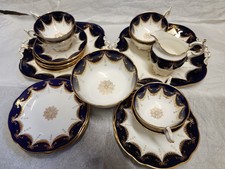 Antique Coalport Cobalt Blue