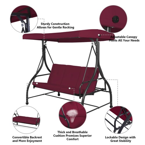Hammock bench convertible - hammock,