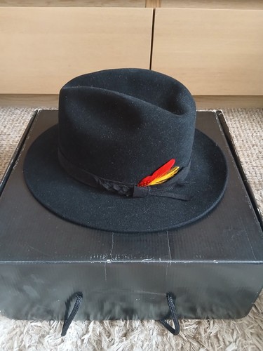 Mens bollman hat black with - mens,