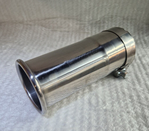 76mm rolled out exhaust - 76mm,