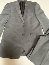 KARL JACKSON SUIT 38 regular GREY PINSTRIPE Jacket Trousers 32 Waist 31 Long Men