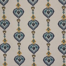 Kasbah Blue/Linen 140cm Fabric