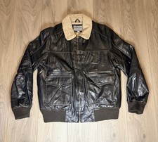 Men’s Vintage Levi Strauss & Co Sherpa Faux Leather Jacket Large Brown