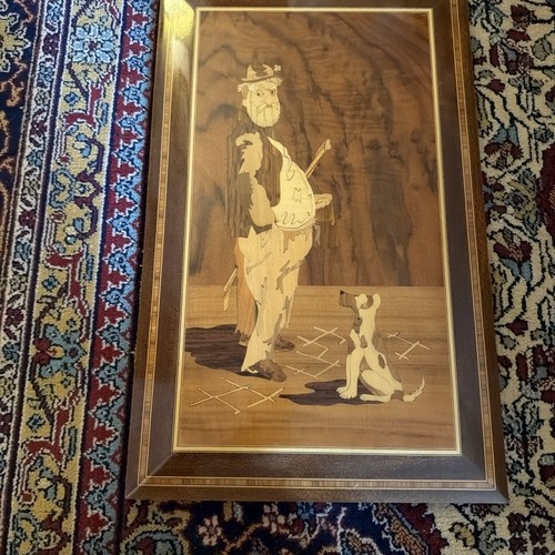 Vintage italian inlaid wood - vintage,