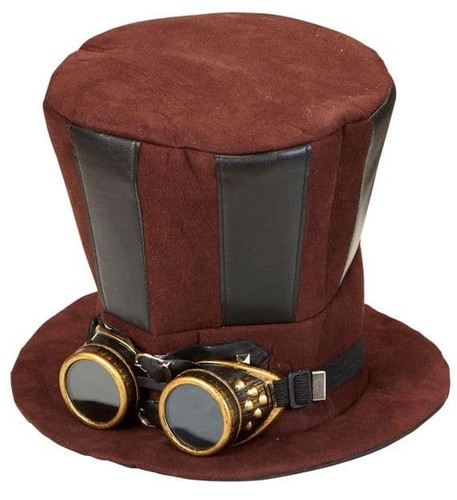 Steampunk top hat with - steampunk,