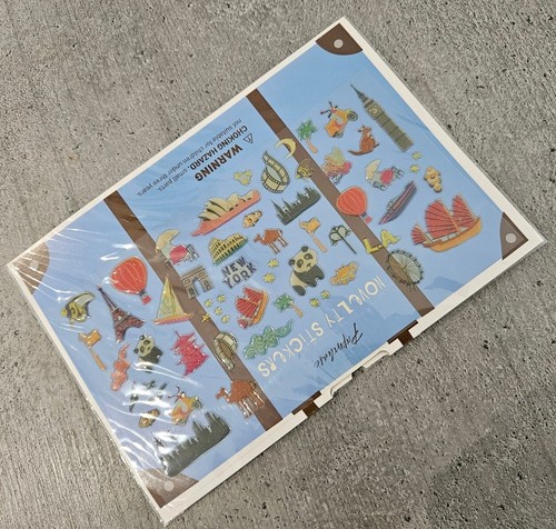 Travel stickers paperchase set - stickers,