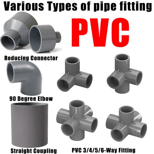 Grey pvc metric plumbing - grey,