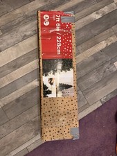 7ft 6 Eiger Artificial Christmas Tree (B&Q) USED ONCE ONLY 