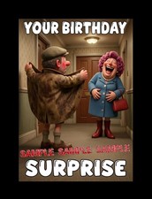 Birthday card funny rude - card,