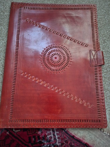Vintage hand tooled - tooled, leather