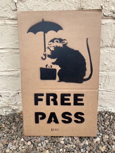 Original banksy dismaland - original,