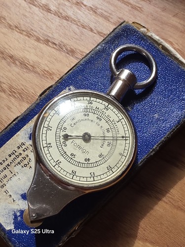 Antique german map - german, (opsimeter)