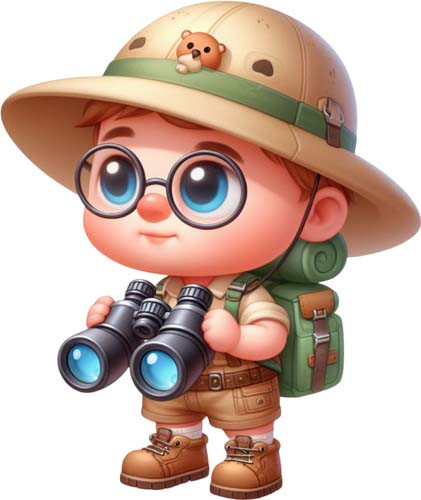 Colourful baby safari - baby,
