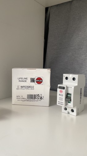 Wylex rcd 80a wrxds80 type - 80a, a