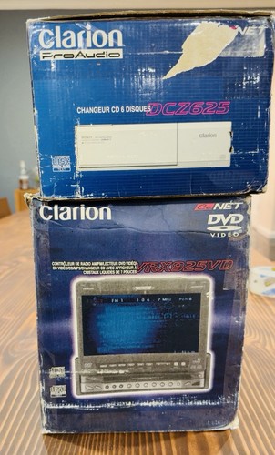 Nos clarion vrx925vd dvd - 7”,