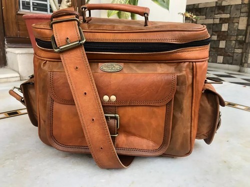 New genuine camel - leather, dslr