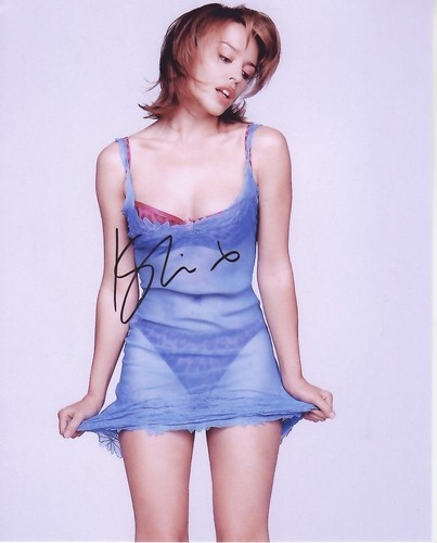 Kylie minogue autograph signed - autograph,