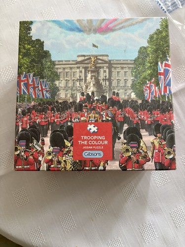 Gibsons trooping the colour - trooping,