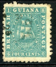 British Guiana 1866 British QV