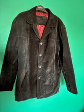 Vintage Black Real Suede