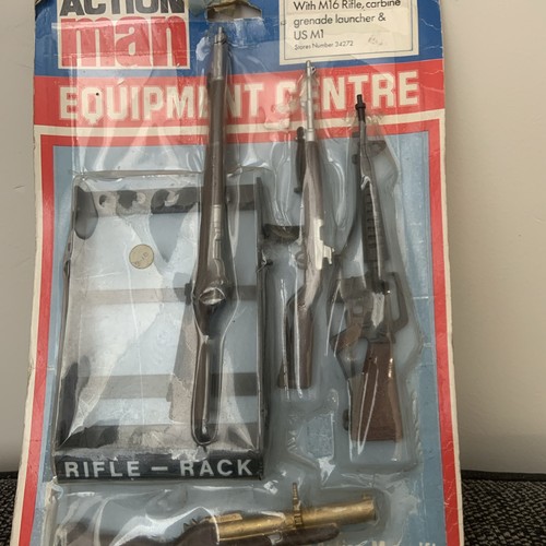 Action man palitoy rifle - action, pack