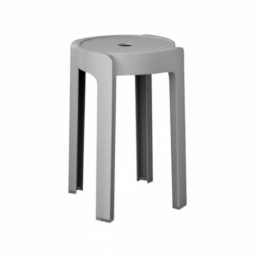 Stackable plastic stool - plastic,