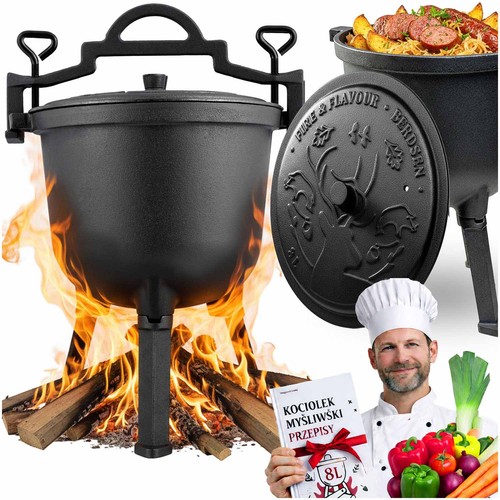 Cast iron cauldron - , hunting