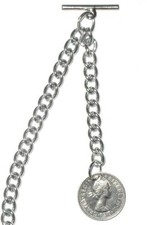 Lucky Sixpence ERII Silver