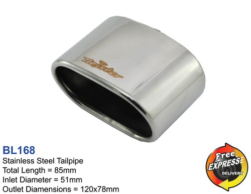 Exhaust tip tailpipe trim - exhaust,