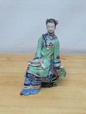 Vintage Wucai Chinese Sculpted